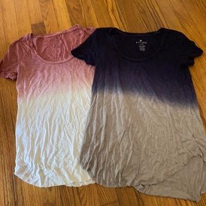 Pair of Soft and Sexy American Eagle hombre tees